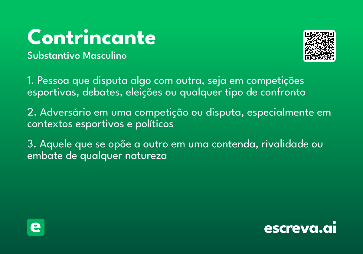 contrincante