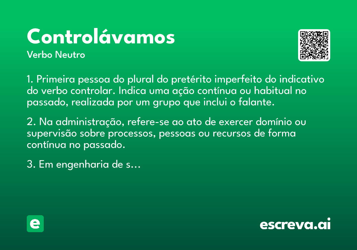 controlávamos