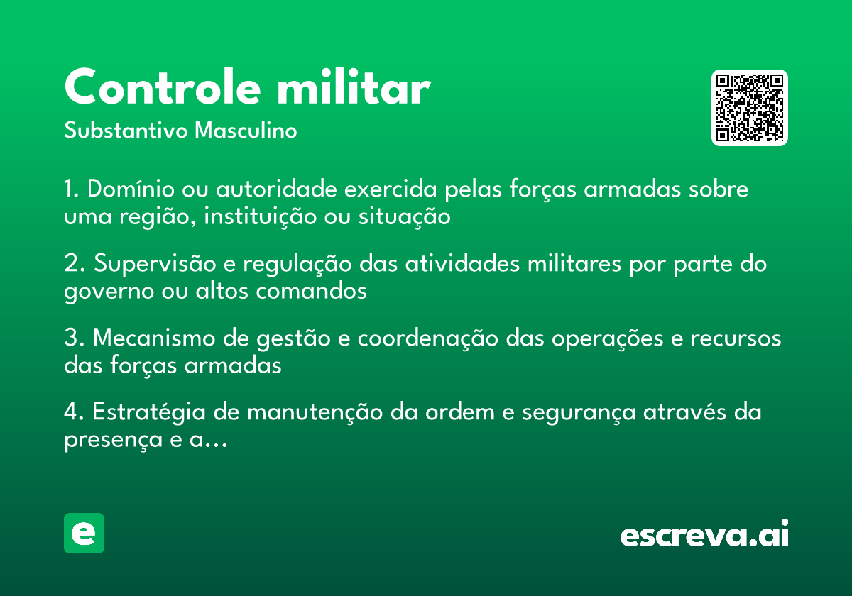 controle militar