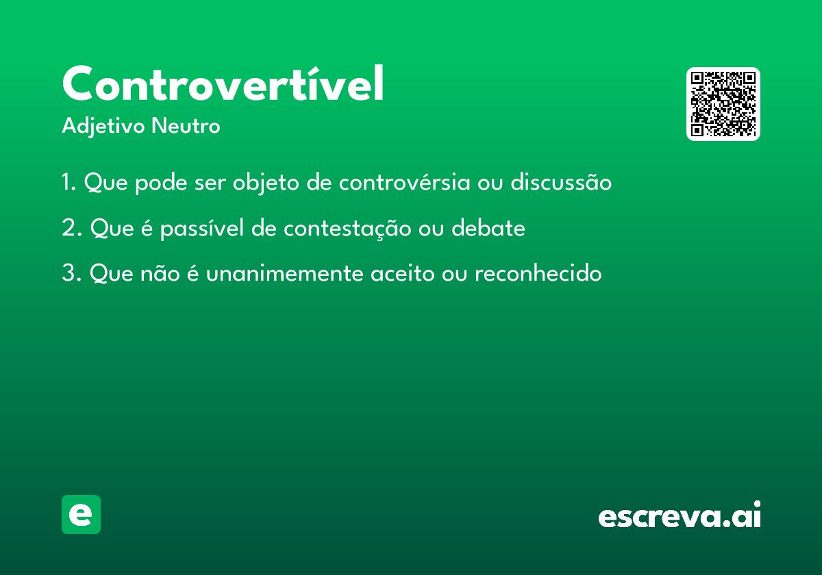 controvertível
