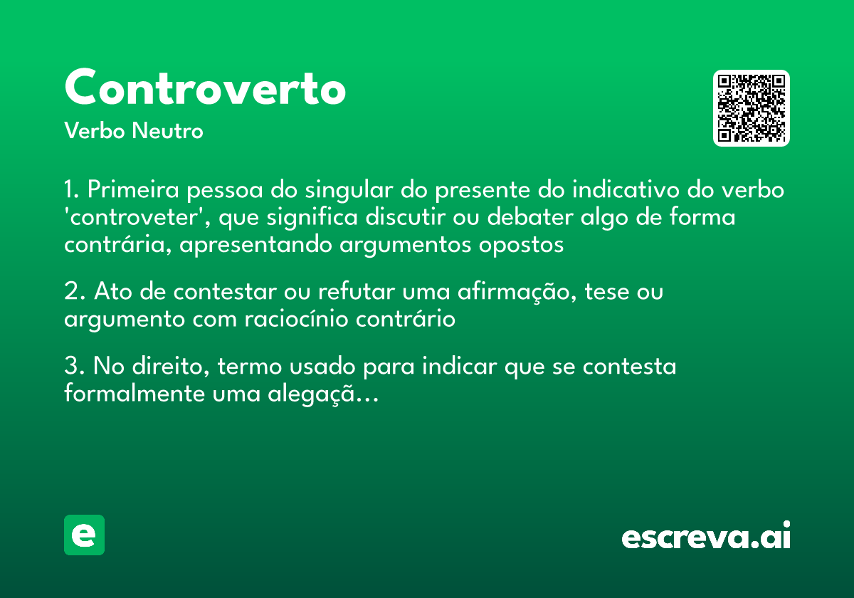 controverto