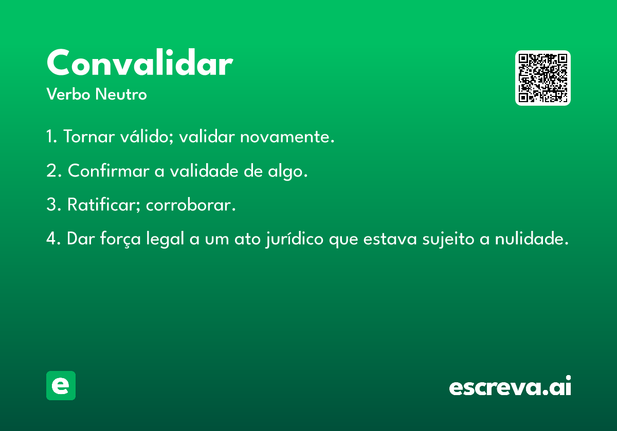 convalidar