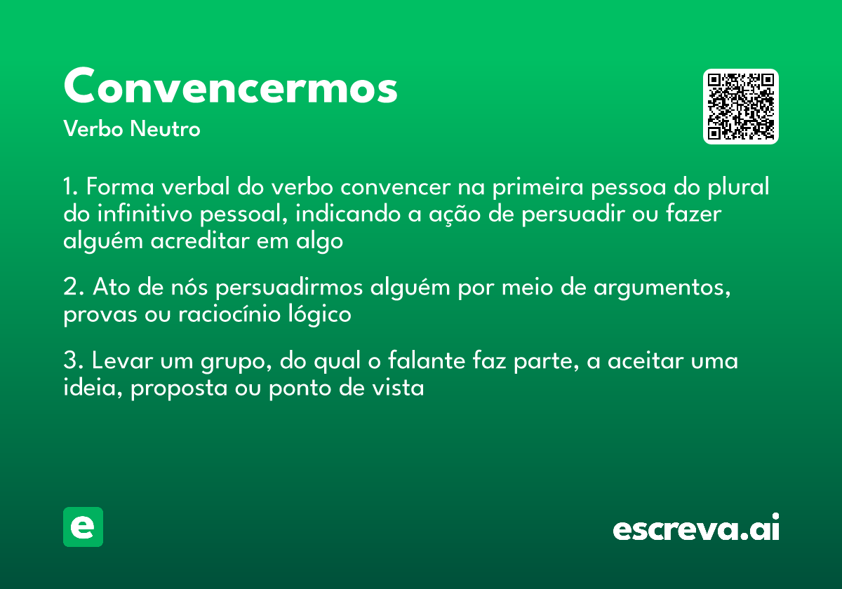 convencermos