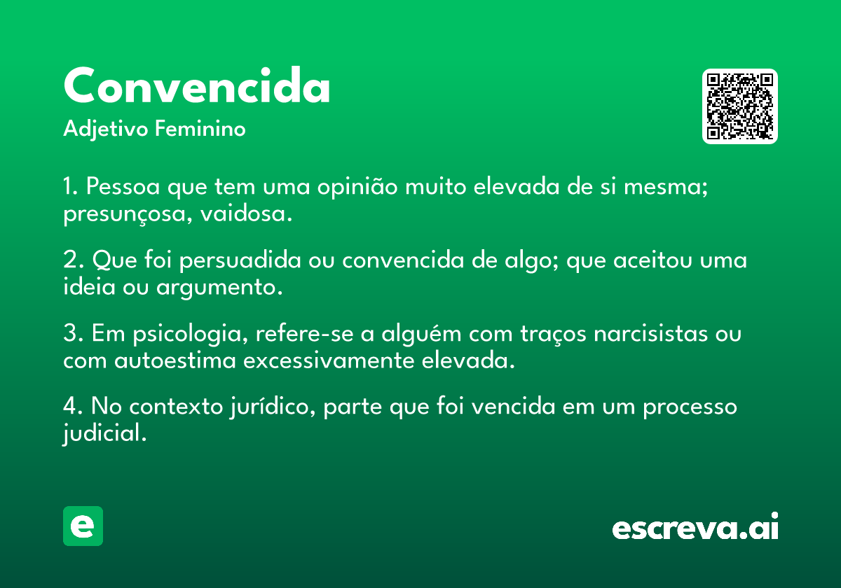 convencida