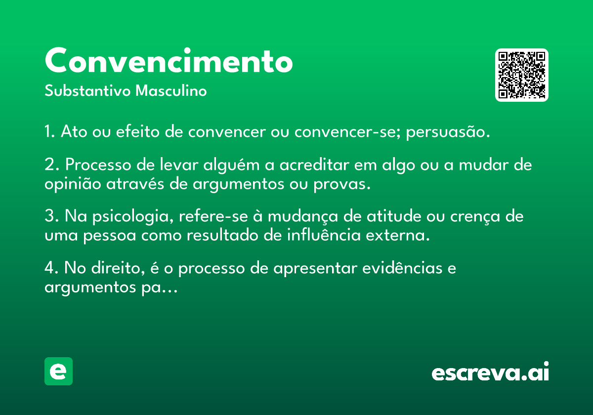 convencimento
