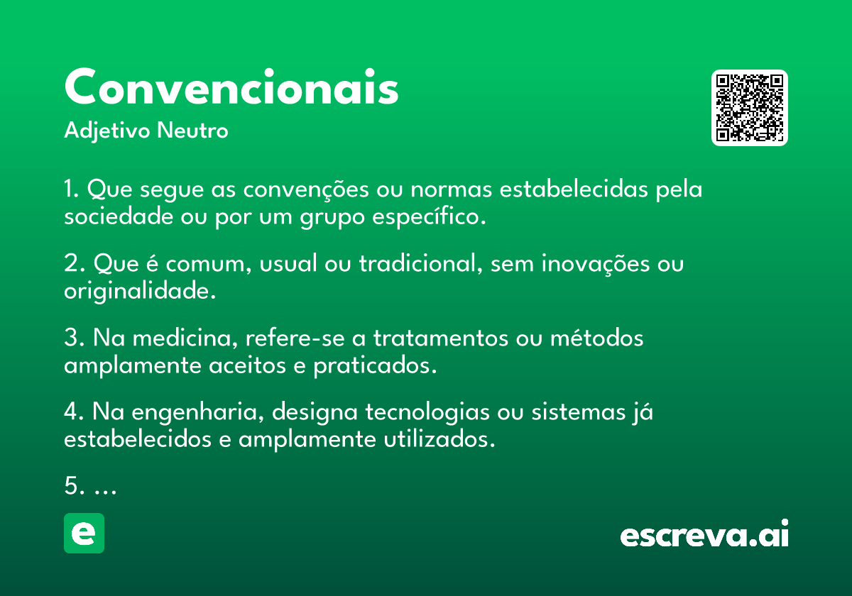 convencionais