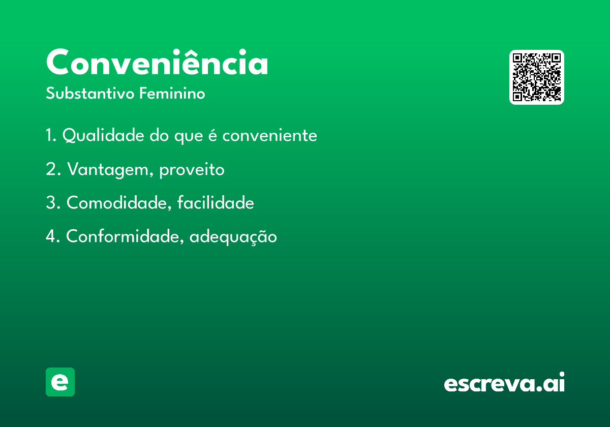 conveniência