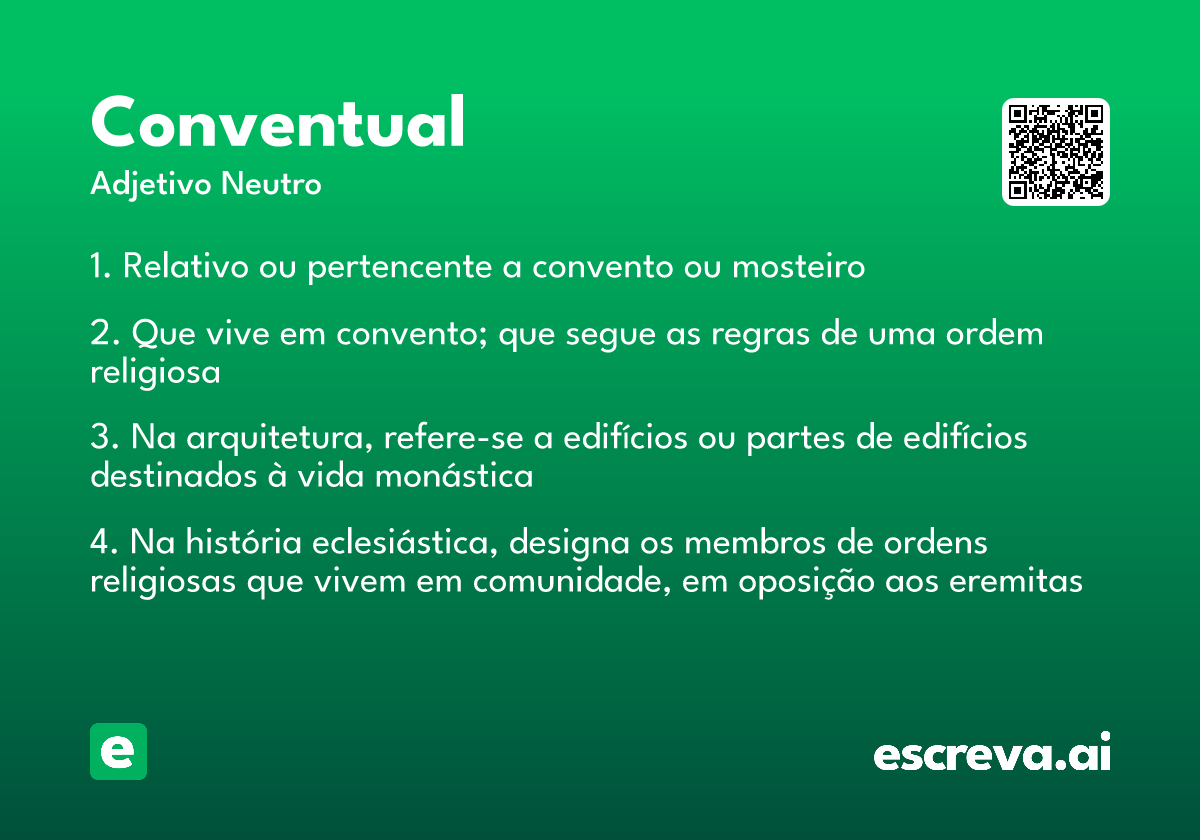 conventual