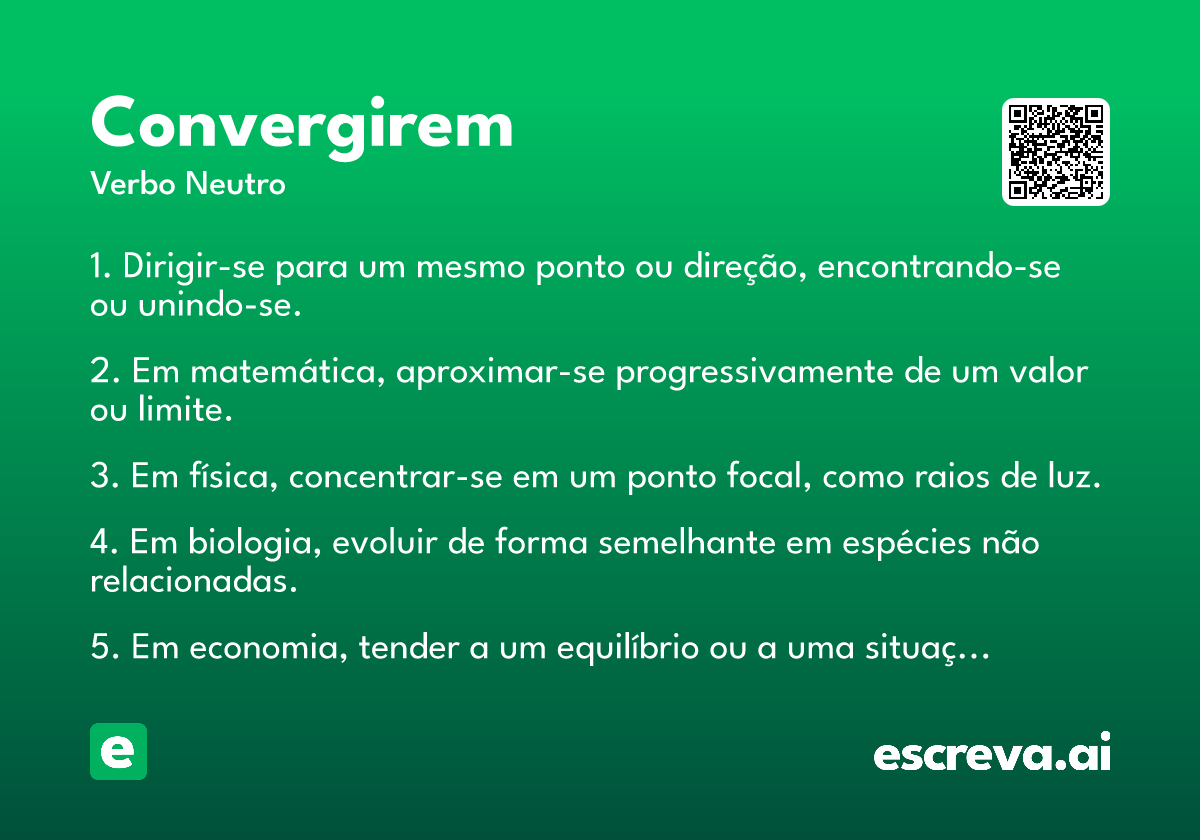 convergirem