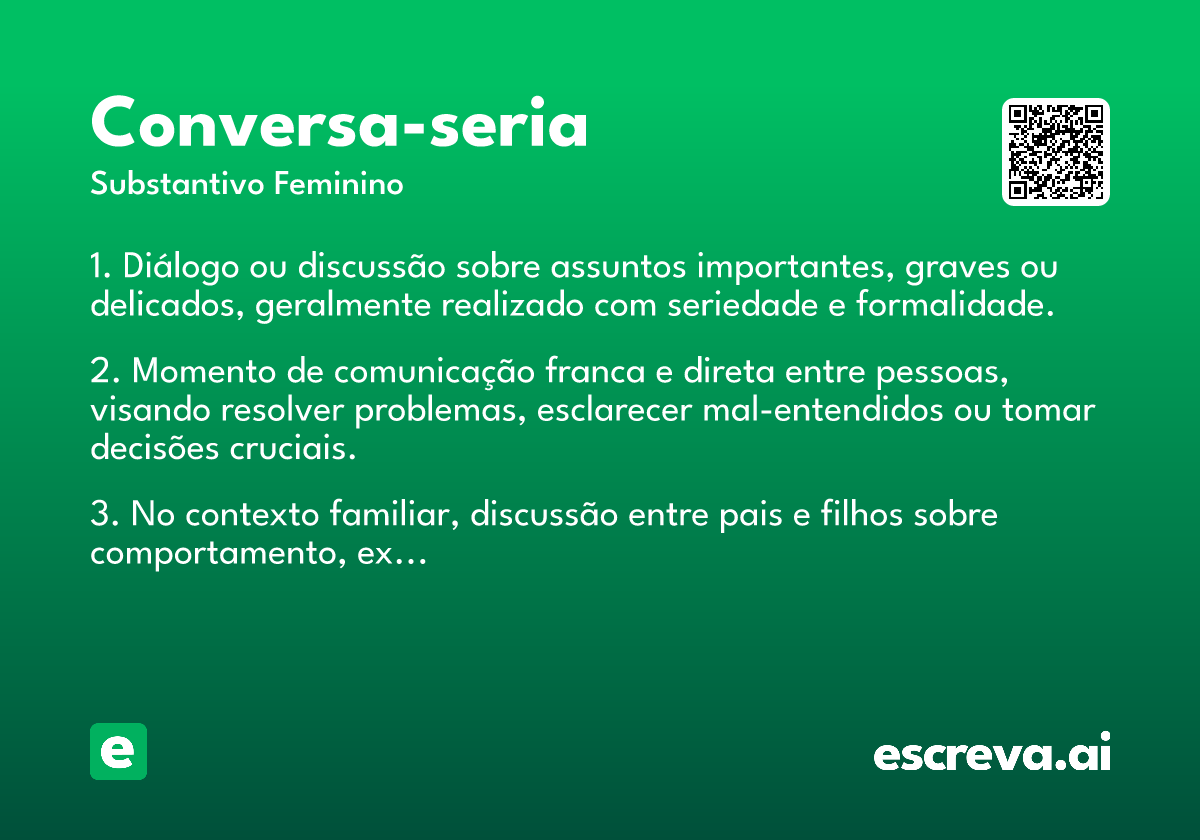 conversa-seria
