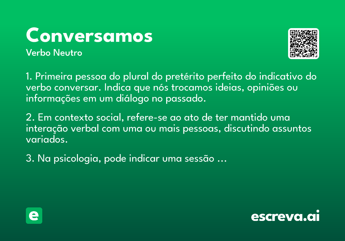 conversamos