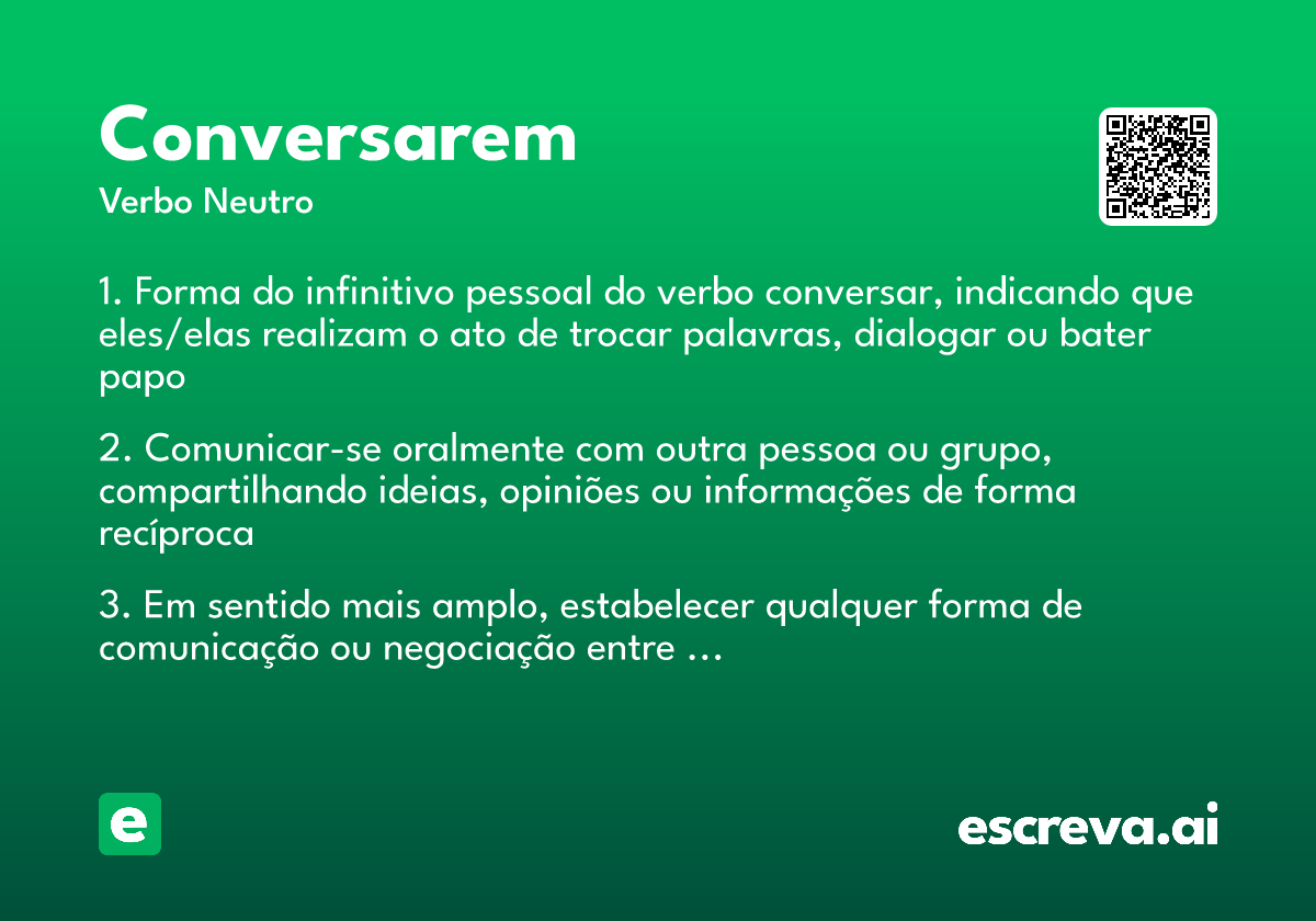 conversarem