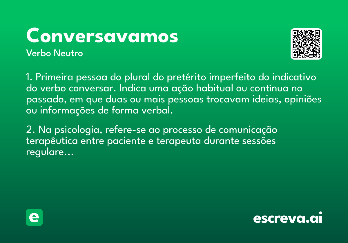 conversavamos