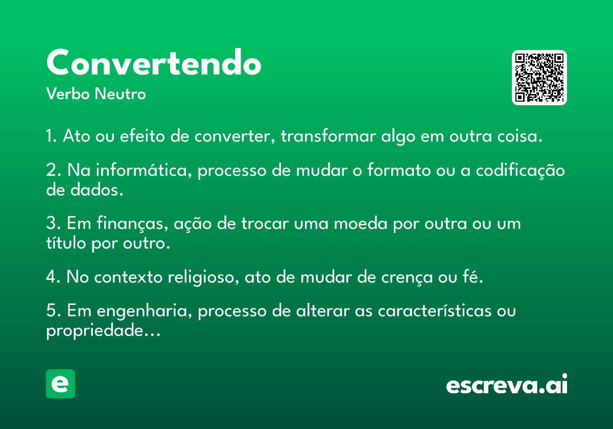 convertendo