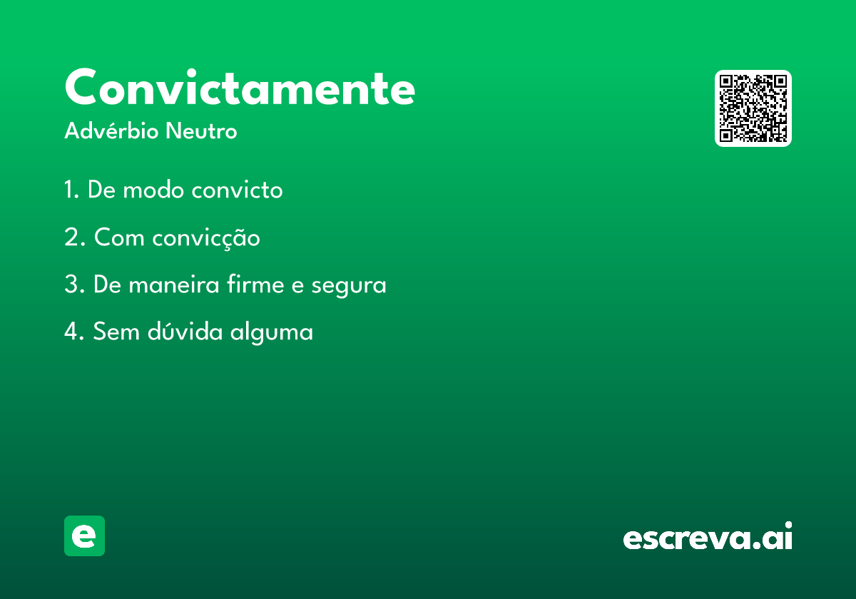 convictamente