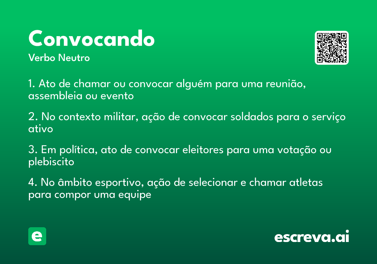 convocando