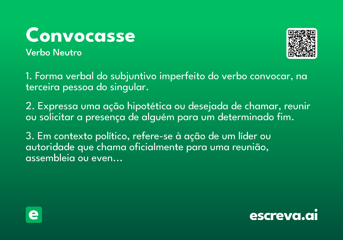 convocasse