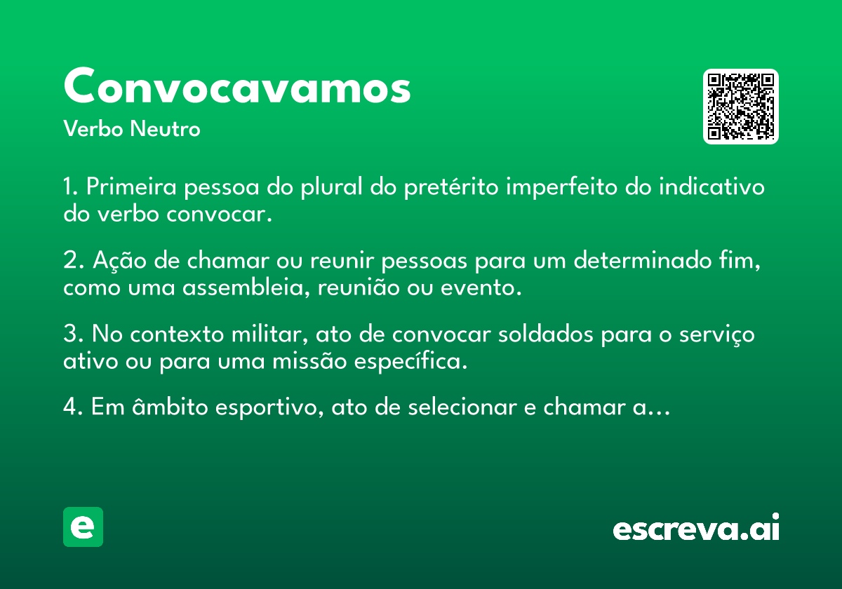 convocavamos