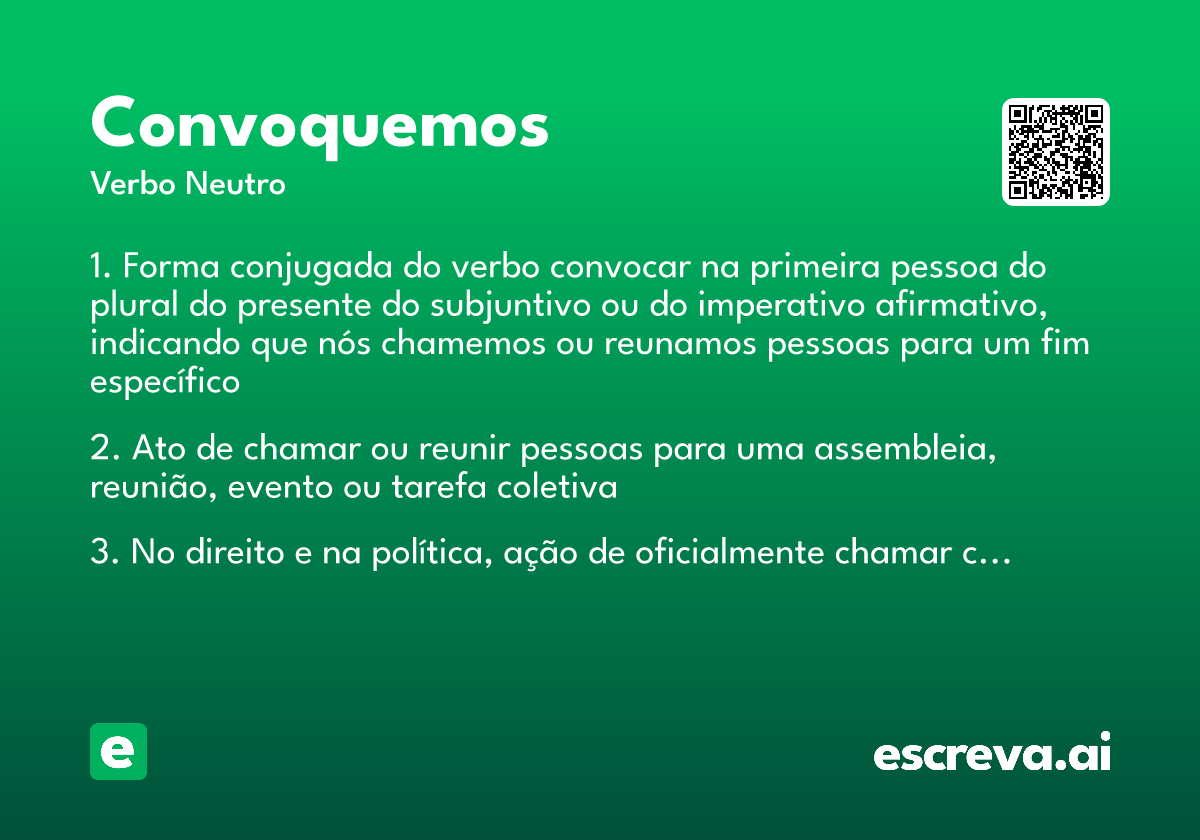 convoquemos