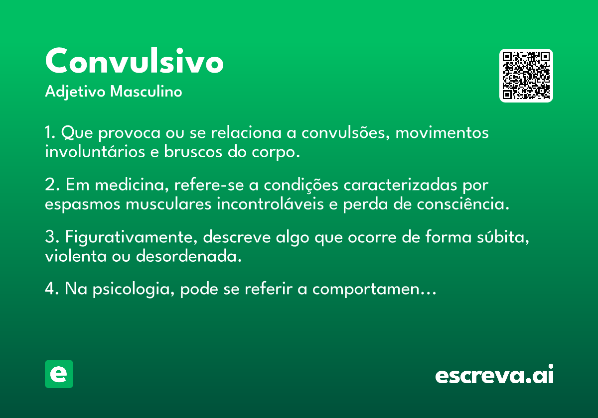 convulsivo