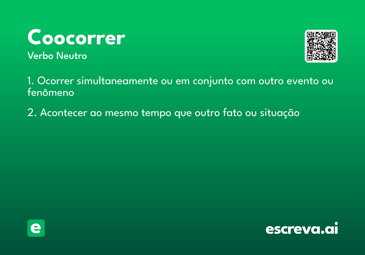 coocorrer