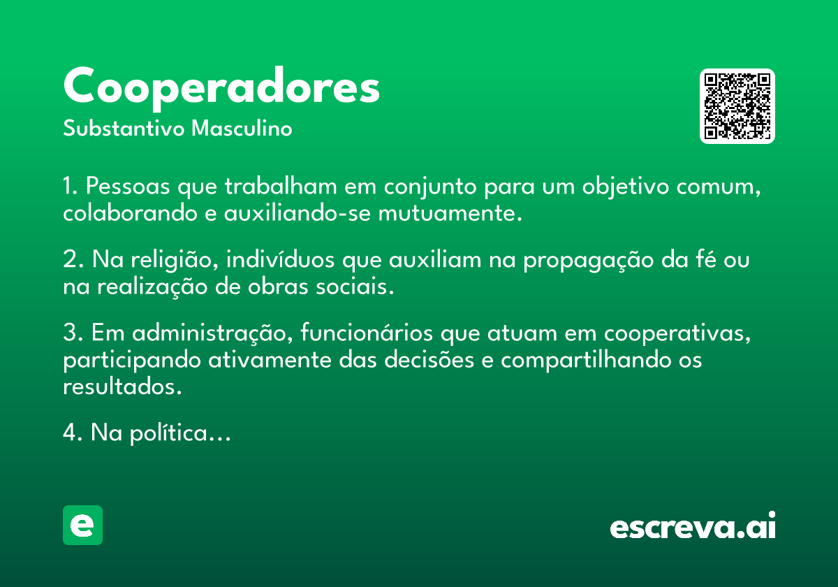cooperadores