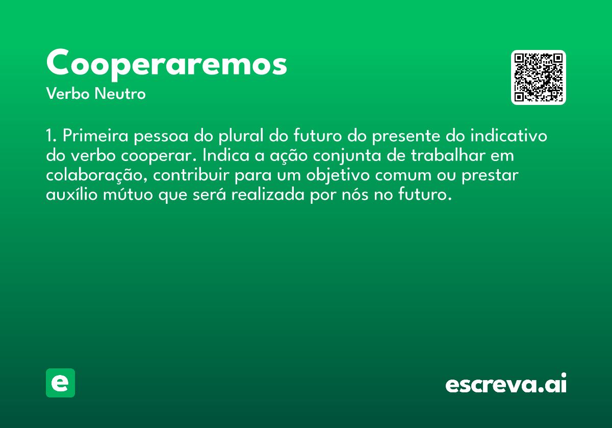 cooperaremos