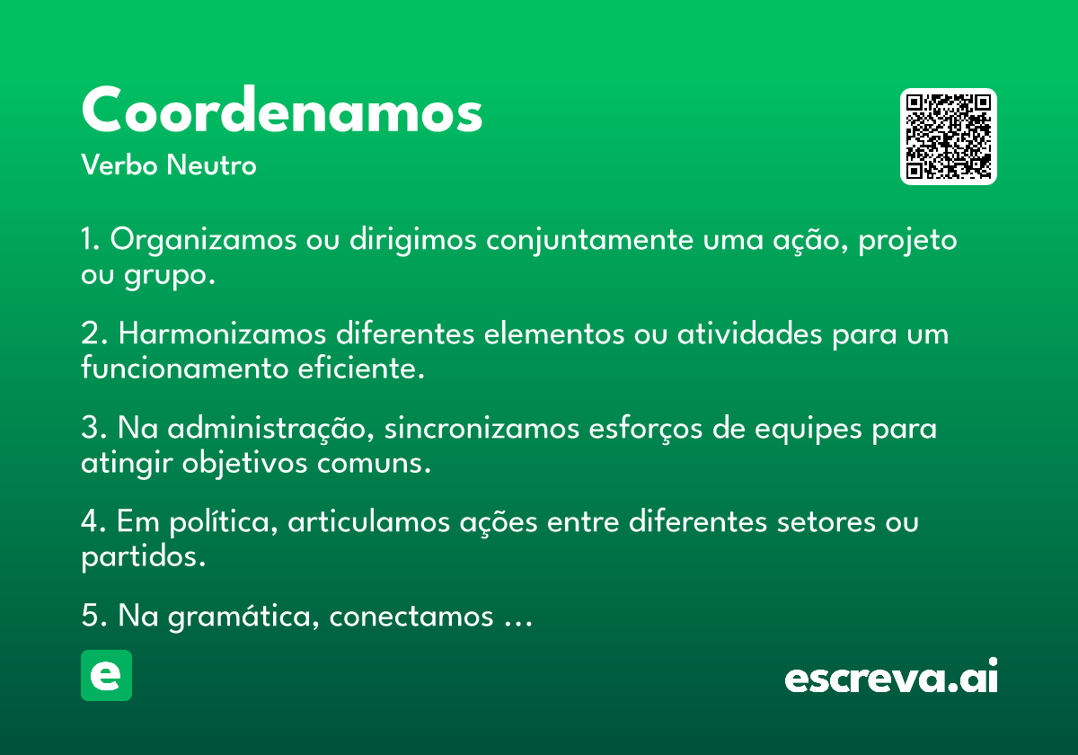 coordenamos