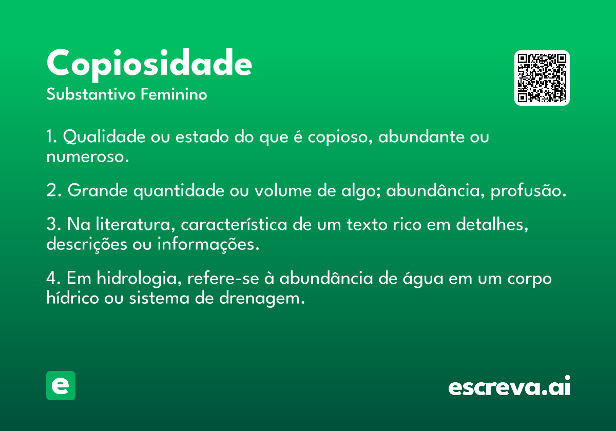 copiosidade