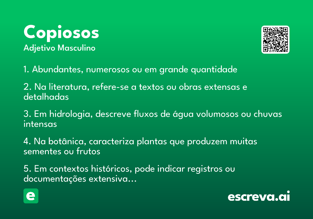 copiosos
