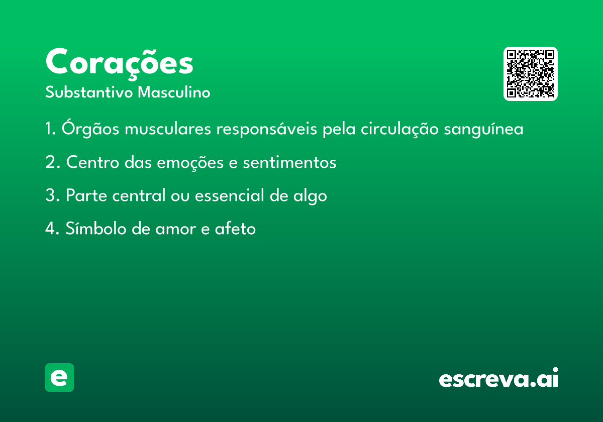 corações