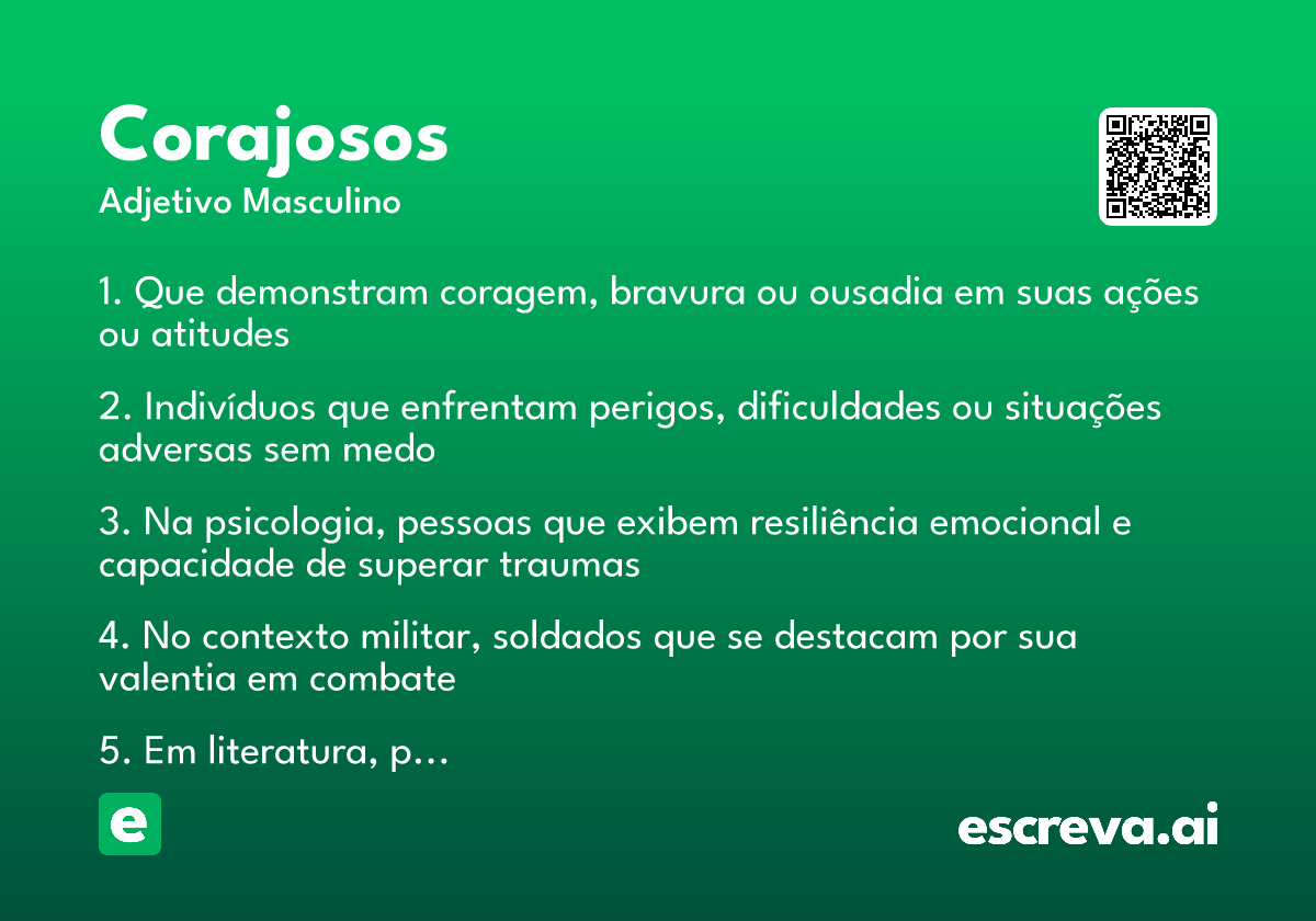corajosos