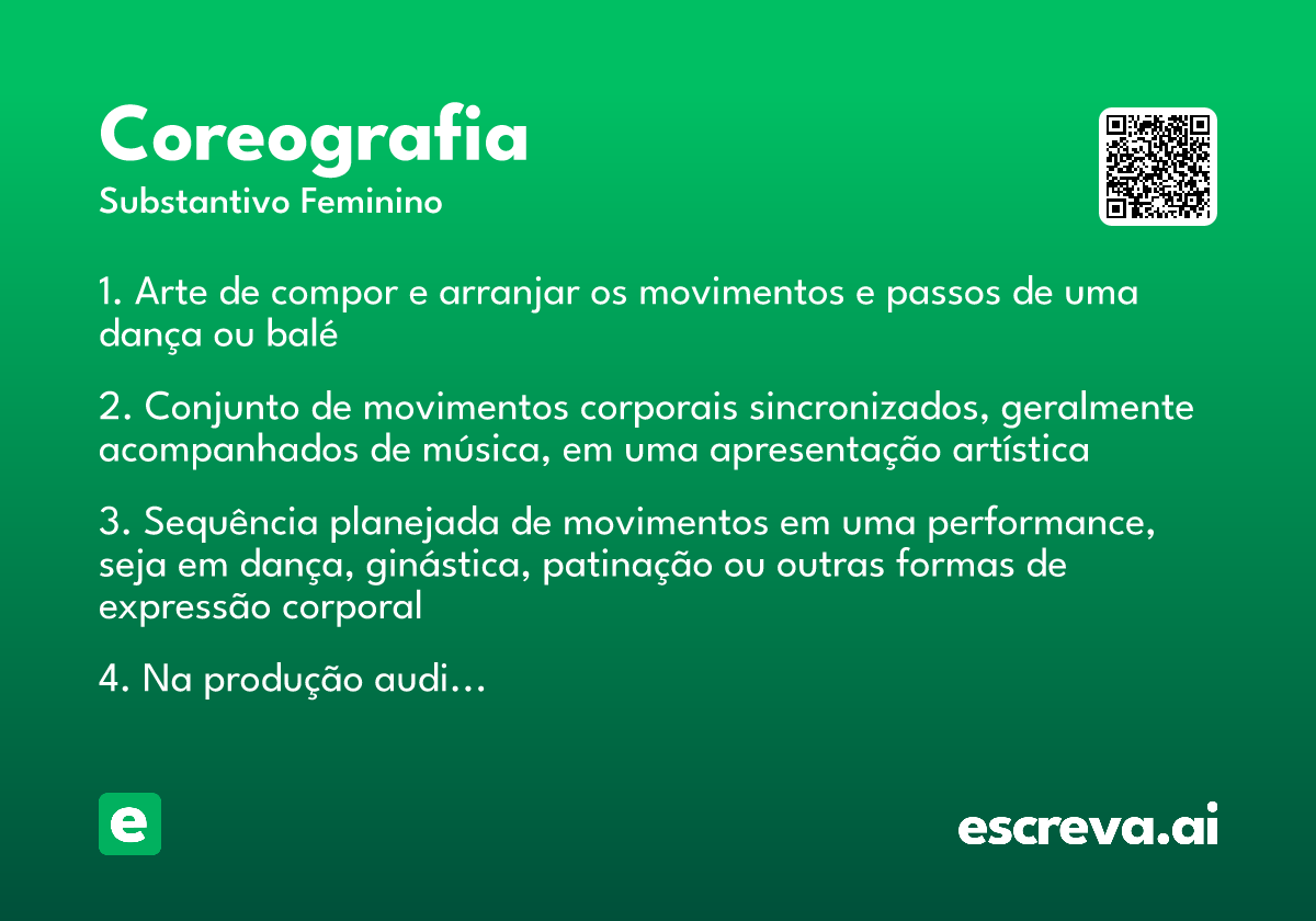 coreografia