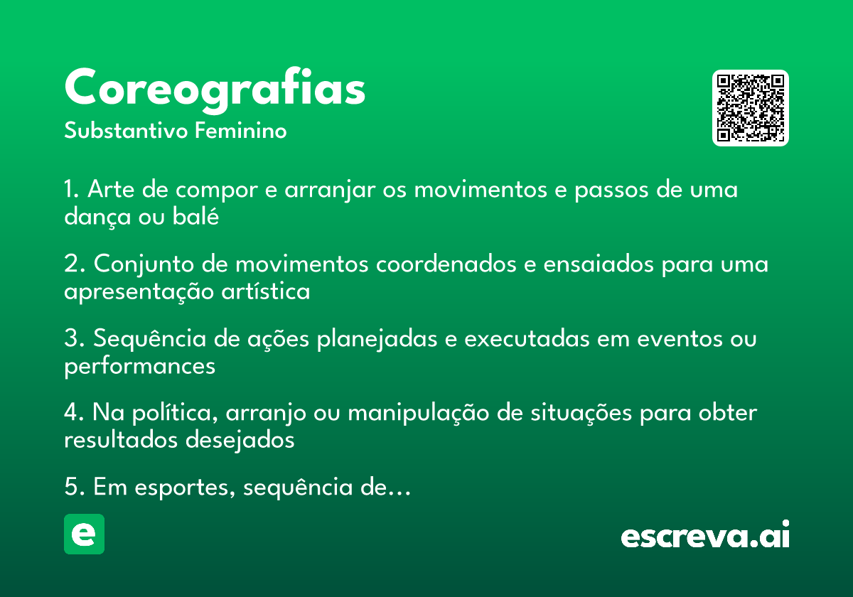 coreografias