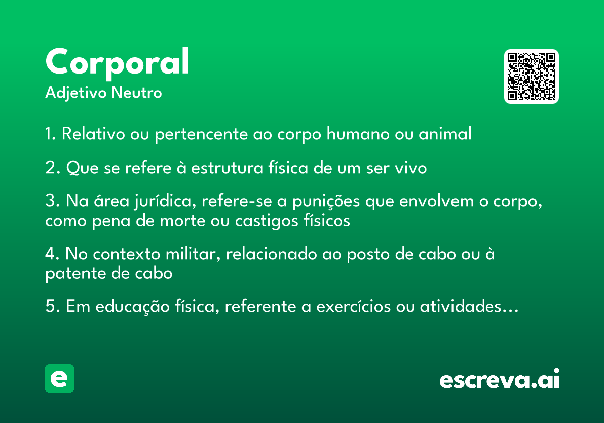 corporal
