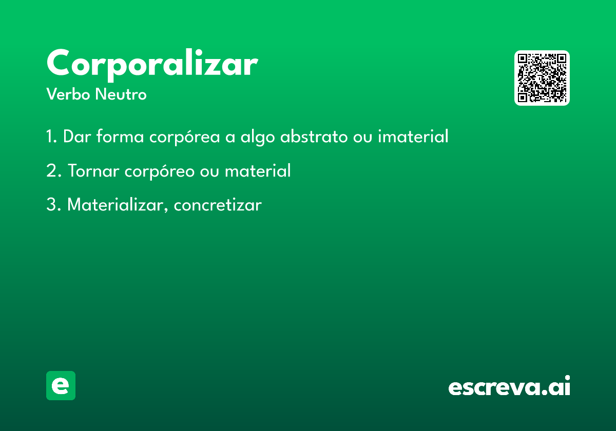 corporalizar