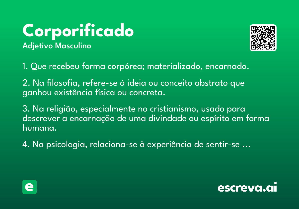 corporificado