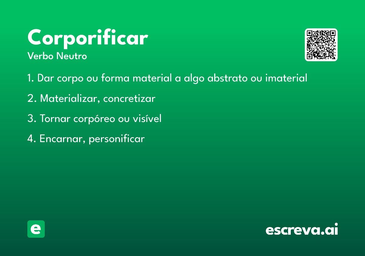 corporificar