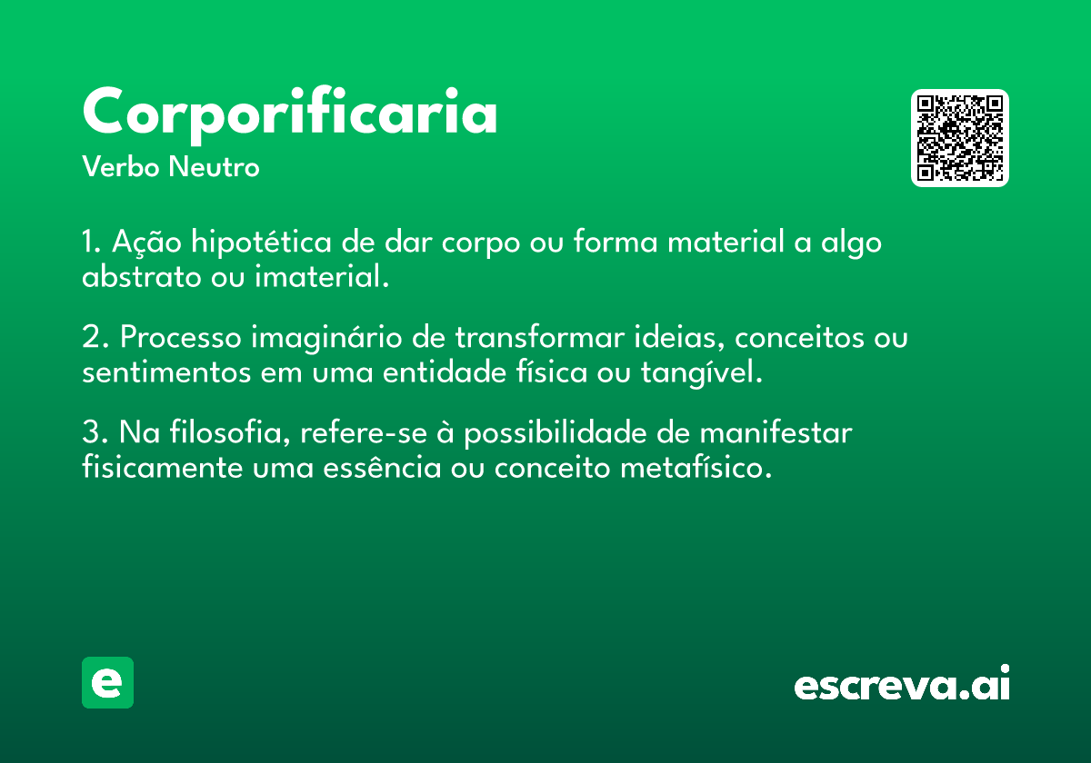 corporificaria