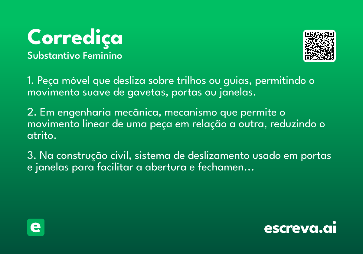 corrediça