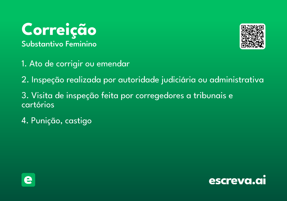 correição