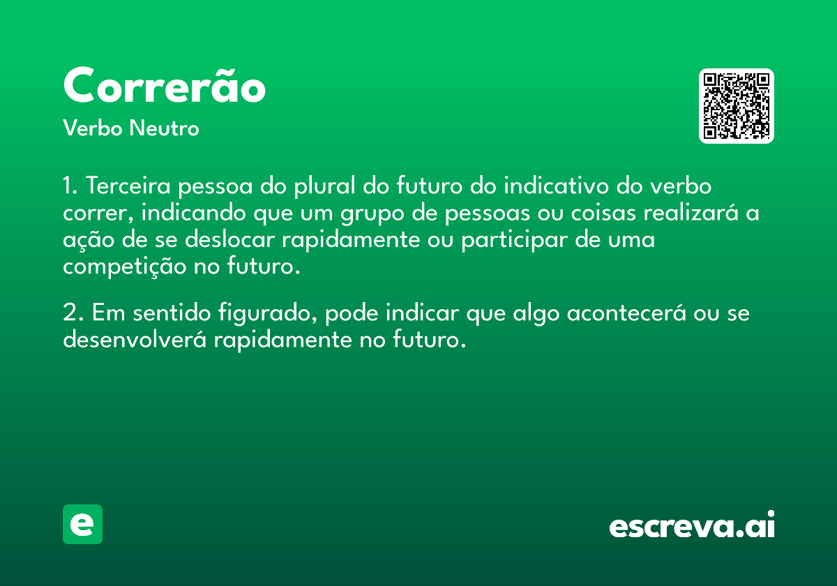 correrão