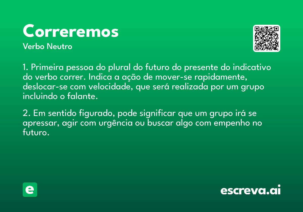 correremos