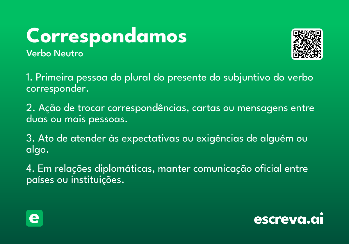 correspondamos
