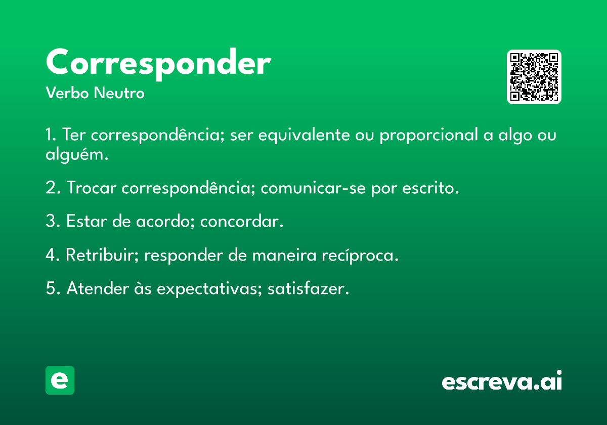 corresponder
