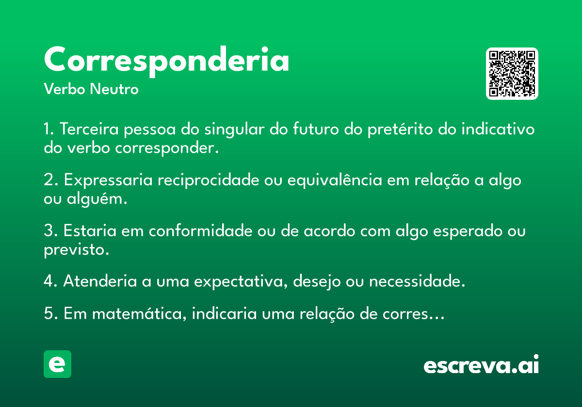 corresponderia