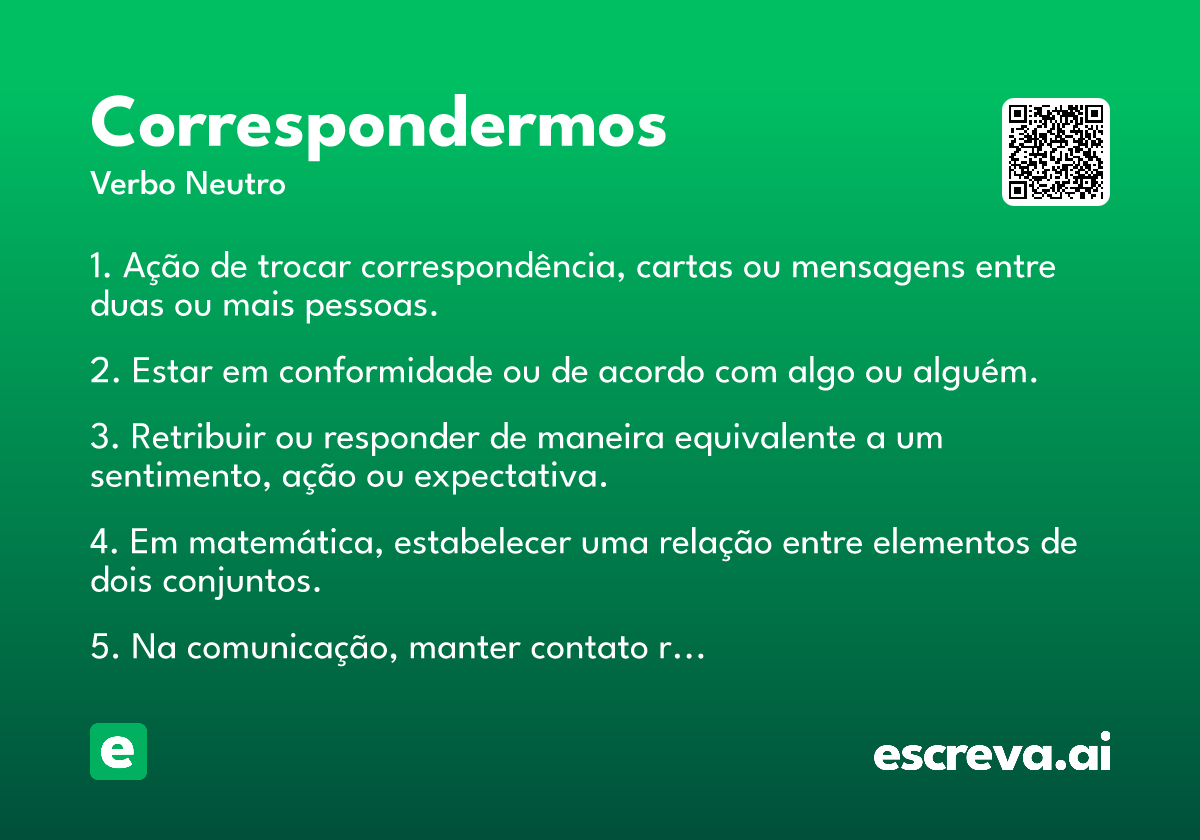 correspondermos