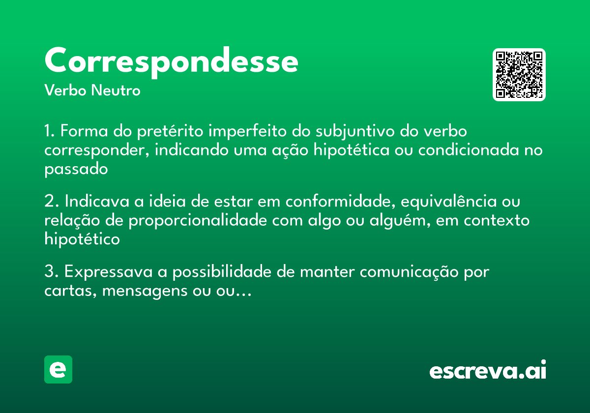 correspondesse