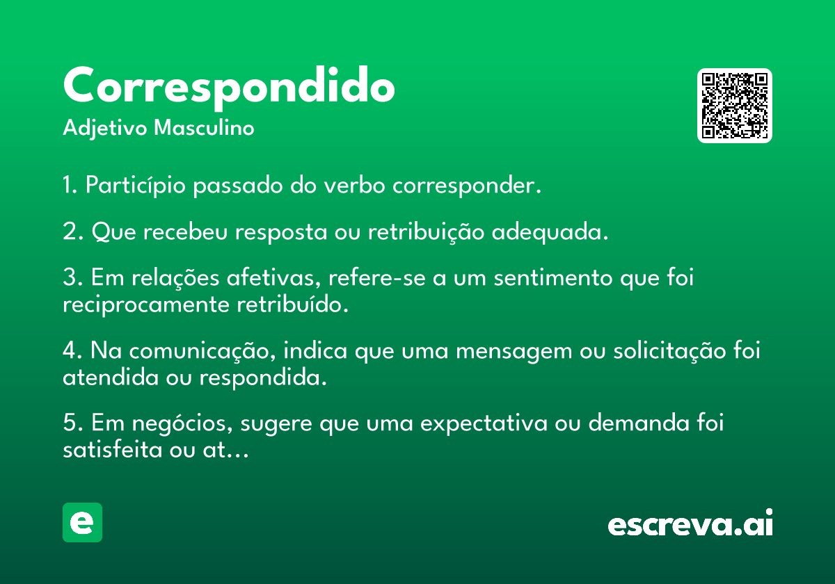 correspondido