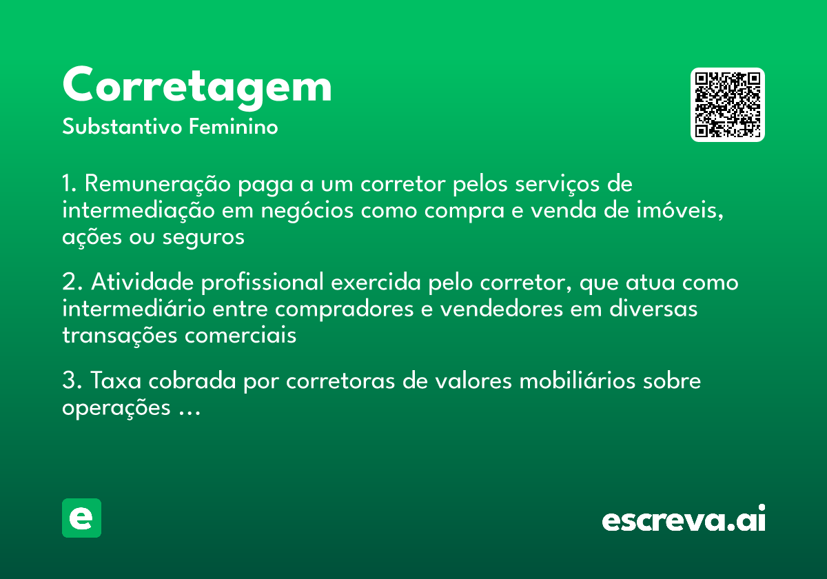 corretagem